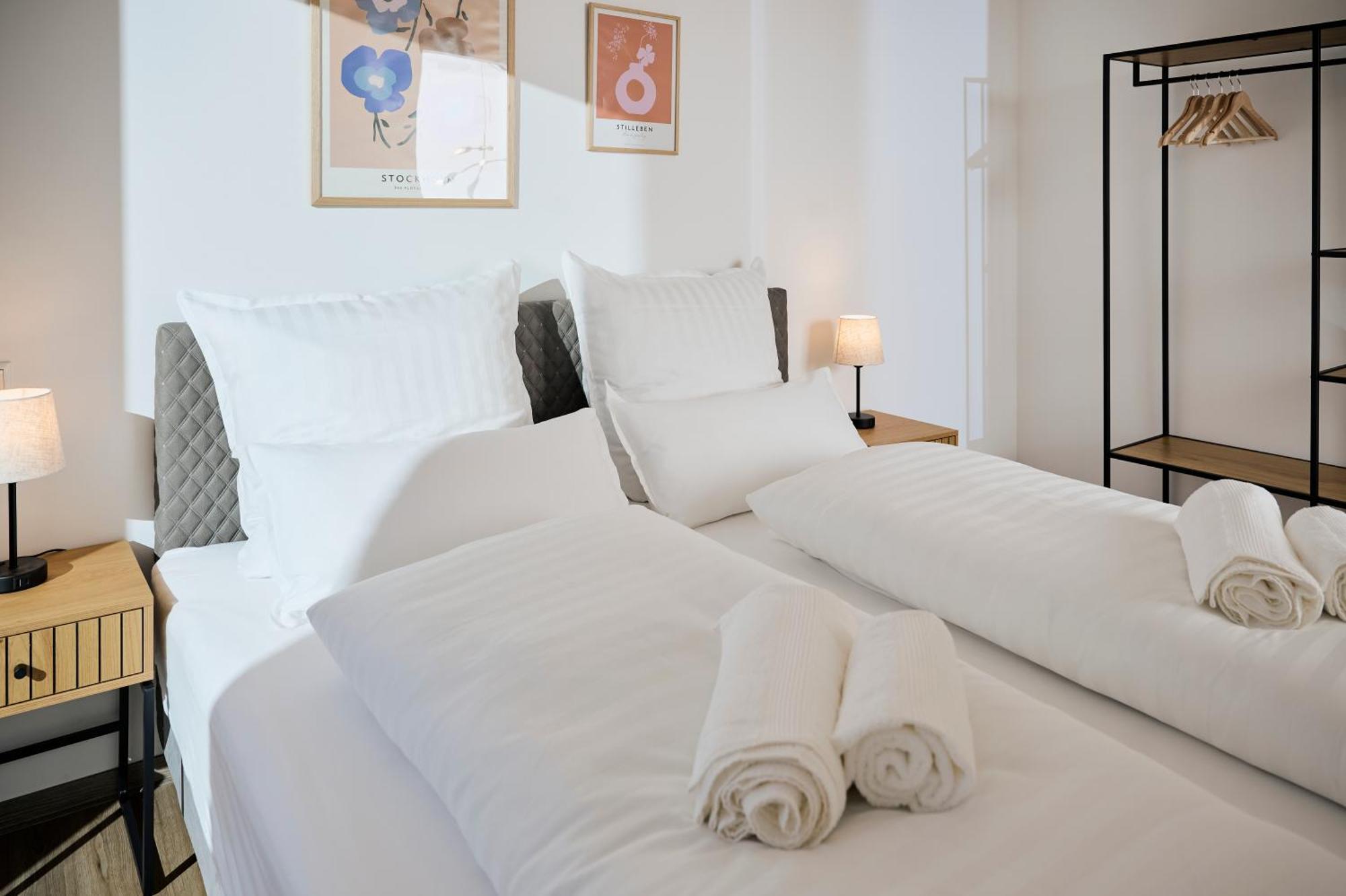 Moderne Apartments Mit Highspeed-Wlan Und Gratis-Tiefgarage Ihr Perfekter Rueckzugsort Nahe Dem Zentrum Und Der Therme I Barrierearm Bad Kissingen Exteriör bild