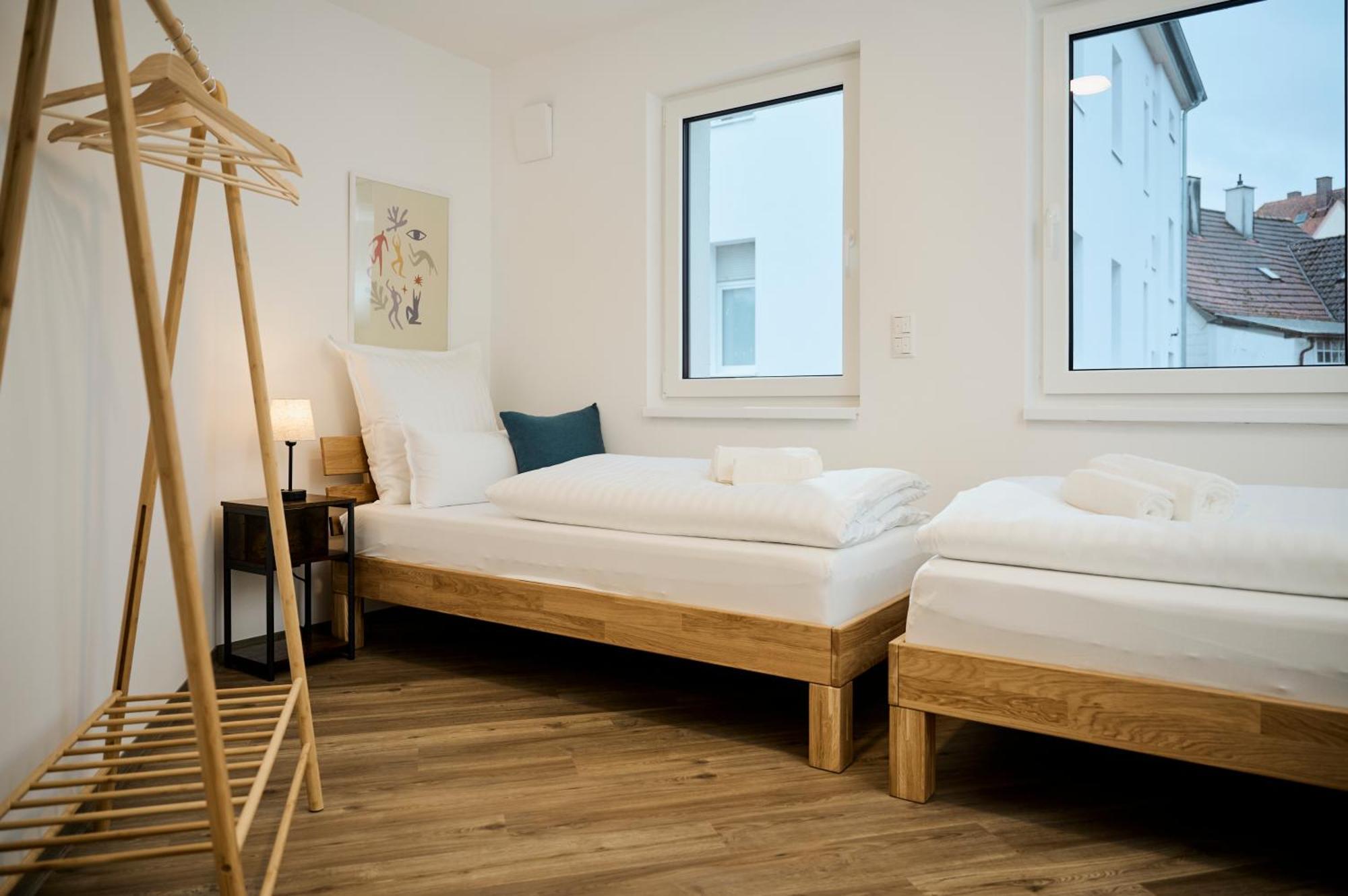 Moderne Apartments Mit Highspeed-Wlan Und Gratis-Tiefgarage Ihr Perfekter Rueckzugsort Nahe Dem Zentrum Und Der Therme I Barrierearm Bad Kissingen Exteriör bild