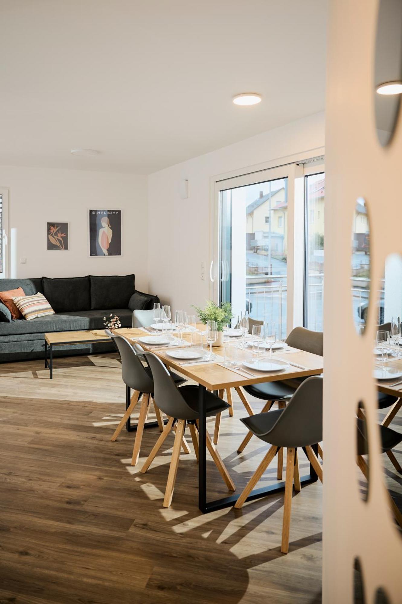 Moderne Apartments Mit Highspeed-Wlan Und Gratis-Tiefgarage Ihr Perfekter Rueckzugsort Nahe Dem Zentrum Und Der Therme I Barrierearm Bad Kissingen Exteriör bild