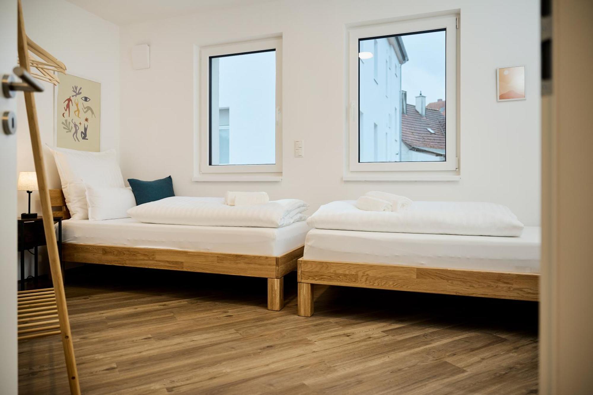 Moderne Apartments Mit Highspeed-Wlan Und Gratis-Tiefgarage Ihr Perfekter Rueckzugsort Nahe Dem Zentrum Und Der Therme I Barrierearm Bad Kissingen Exteriör bild
